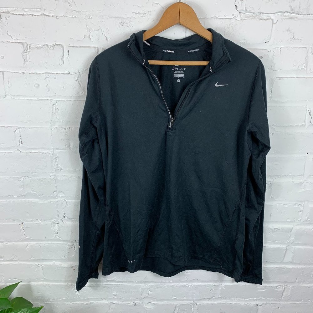 Nike Long Sleeve Dry Fit Sweater Black Size L